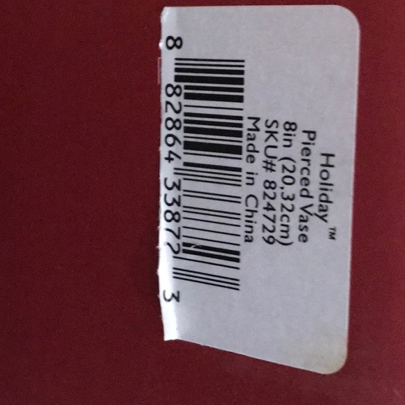 Lenox Holly Vase - Picture 5 of 5